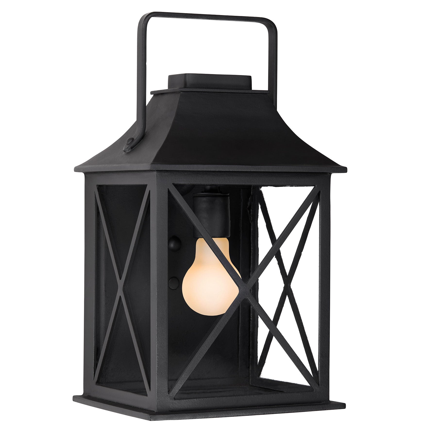 Handmade Exterior Outdoor Lighting by Santa Barbara Lighting Company | The Bridgeport X Wall Mount