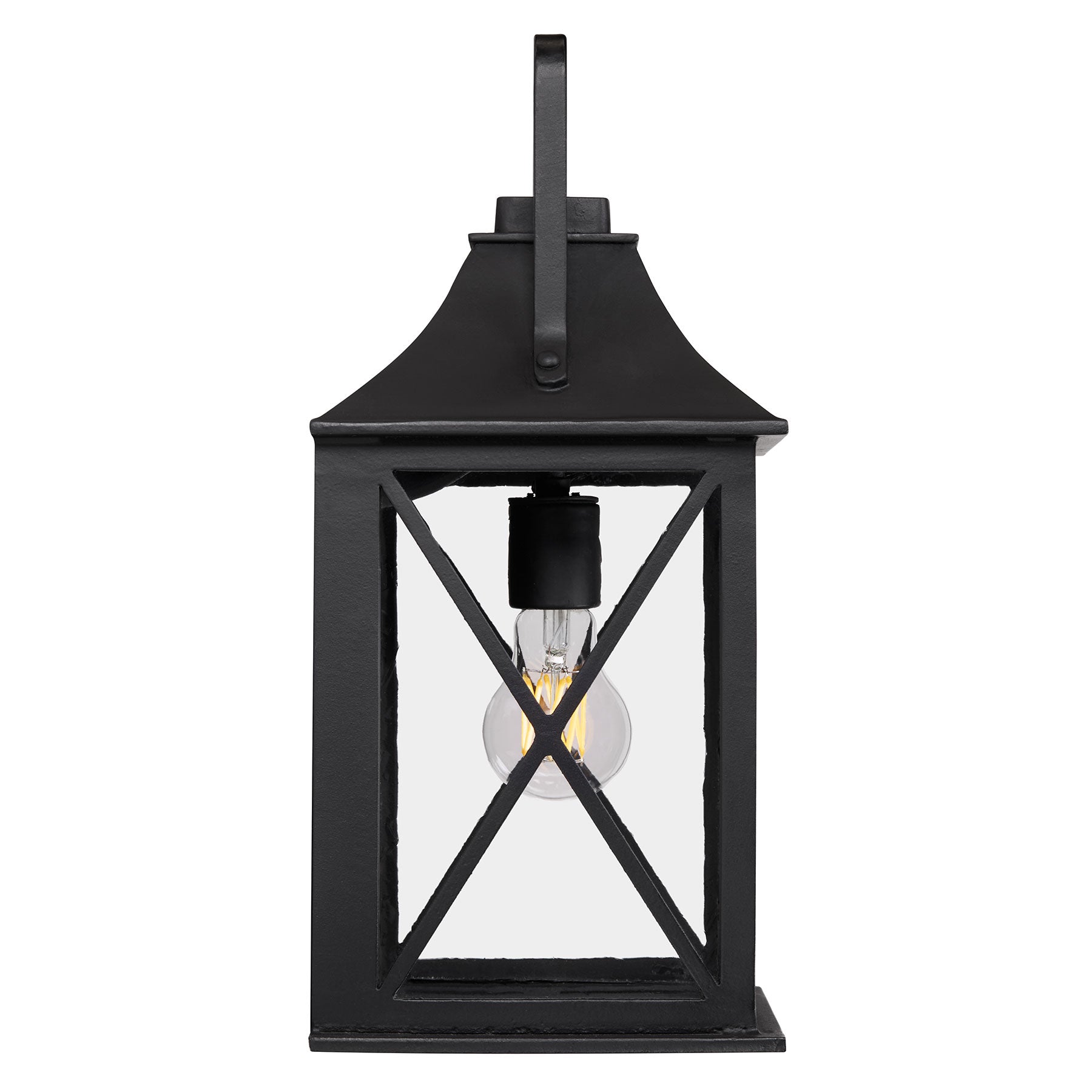 Handmade Exterior Outdoor Lighting by Santa Barbara Lighting Company | The Bridgeport X Wall Mount