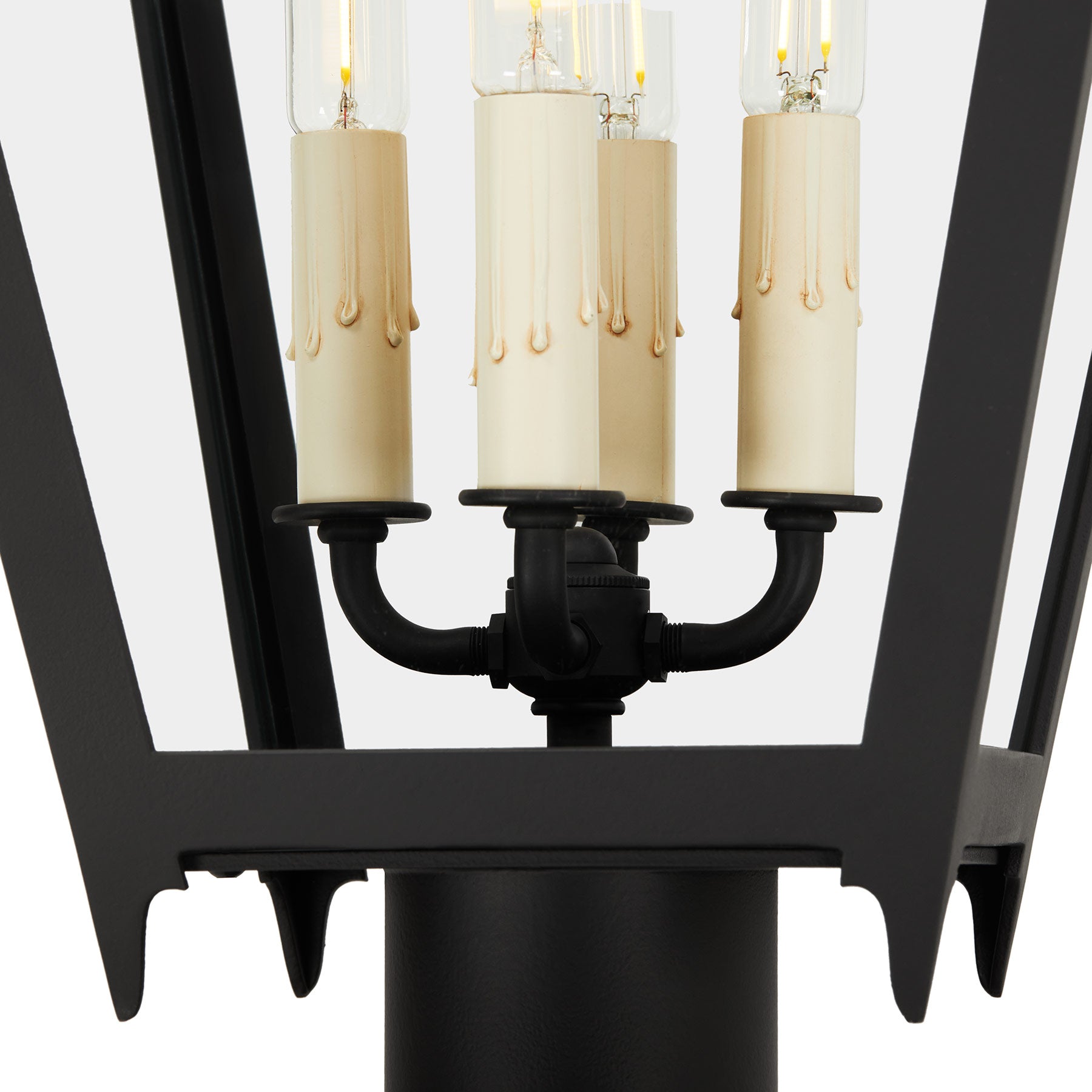 Kirsten Post Mount Light Fixture Handmade by Santa Barbara Lighting Company | Exterior Lighting from Santa Barbara, California | Luxury Lighting