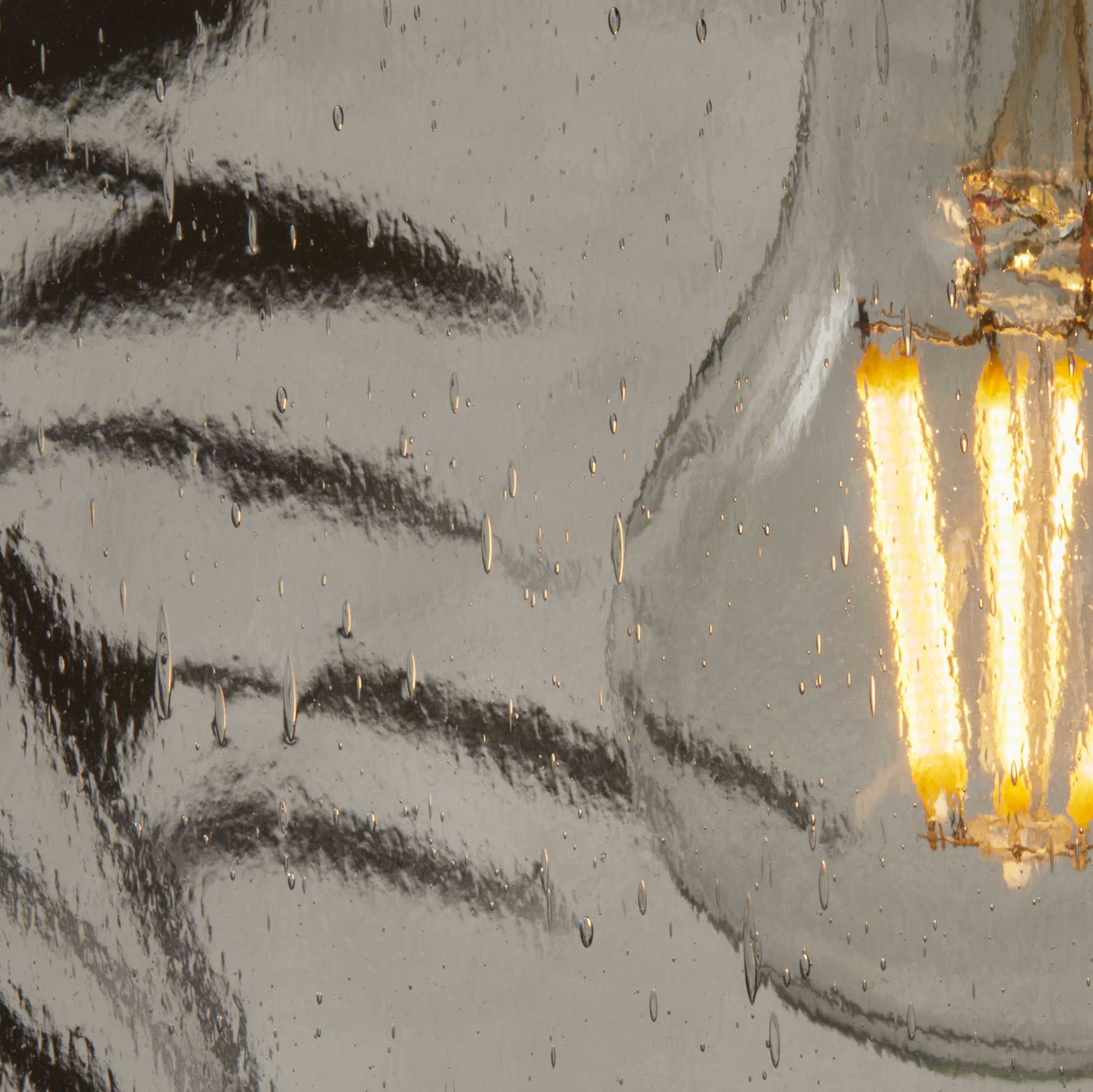 Seeded Glass for Outdoor lighting - Handcrafted by Santa Barbara Lighting Company