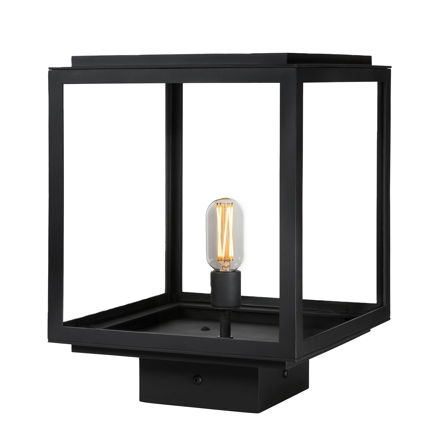 Hand-Crafted Modern Minimal Post Mount Luxury Light Fixture