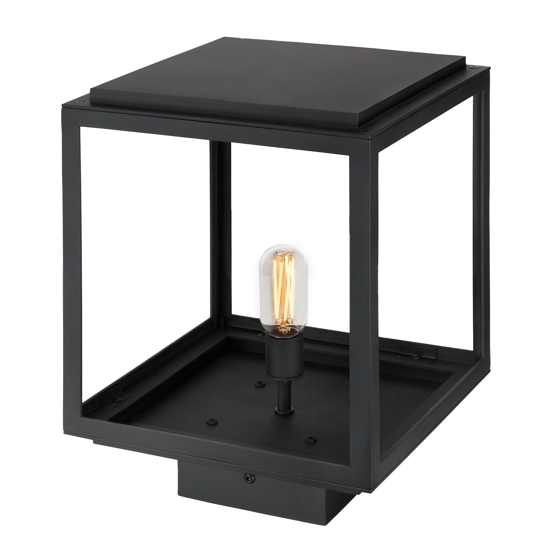 Handmade Modern Minimal Post Mount Light Fixture | Pier Lights