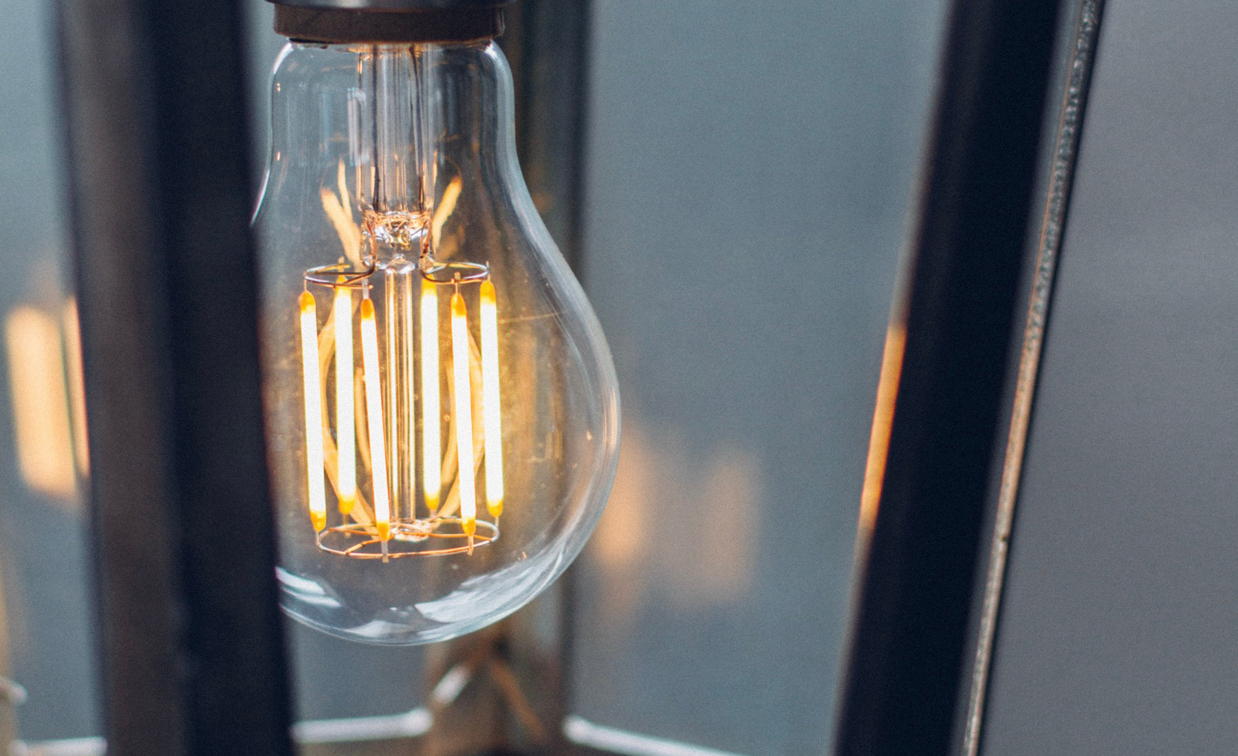 Detail light fixture bulb photo our story