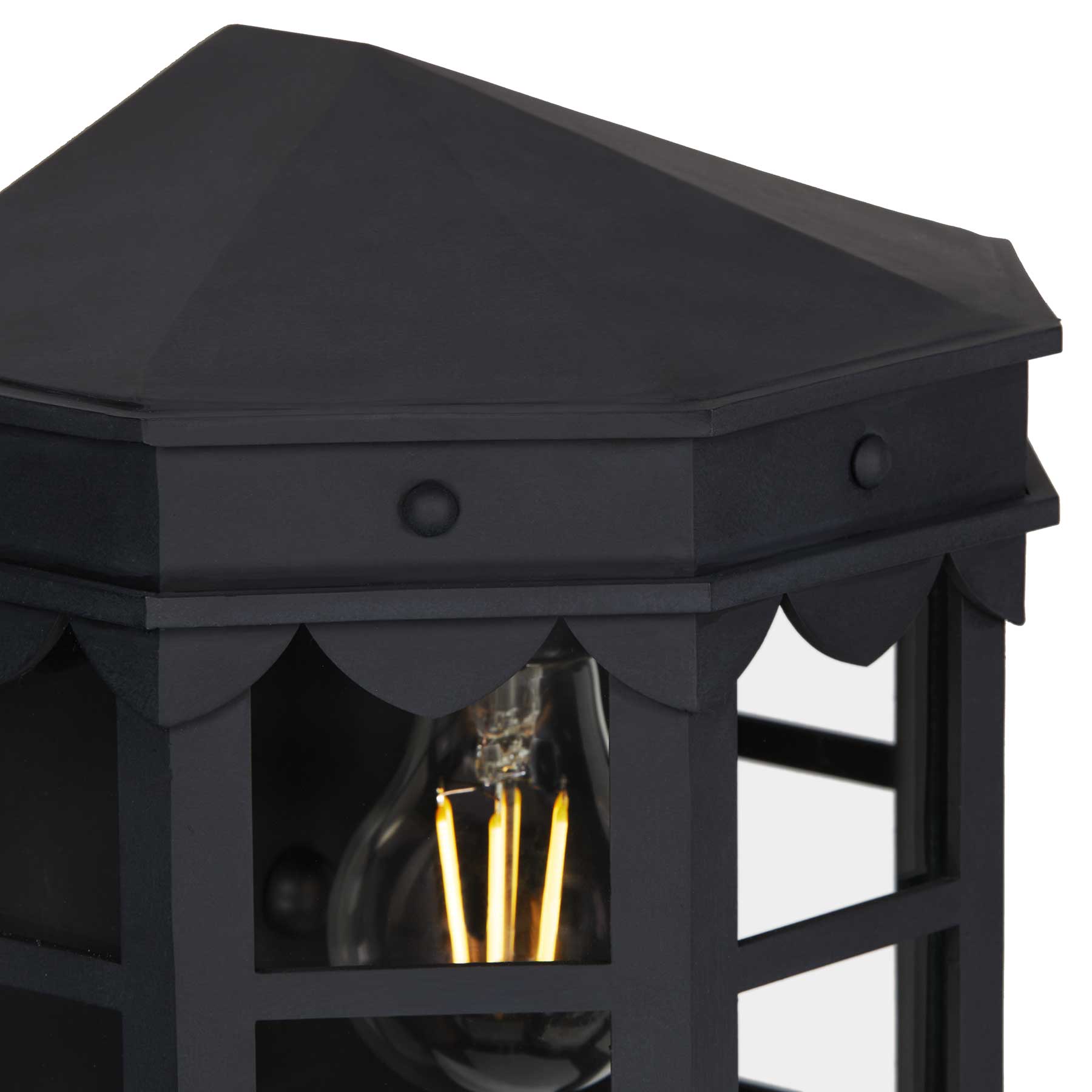 De la Guerra 08 Outdoor Flush Mount Lighting Fixture by Santa Barbara Lighting Company