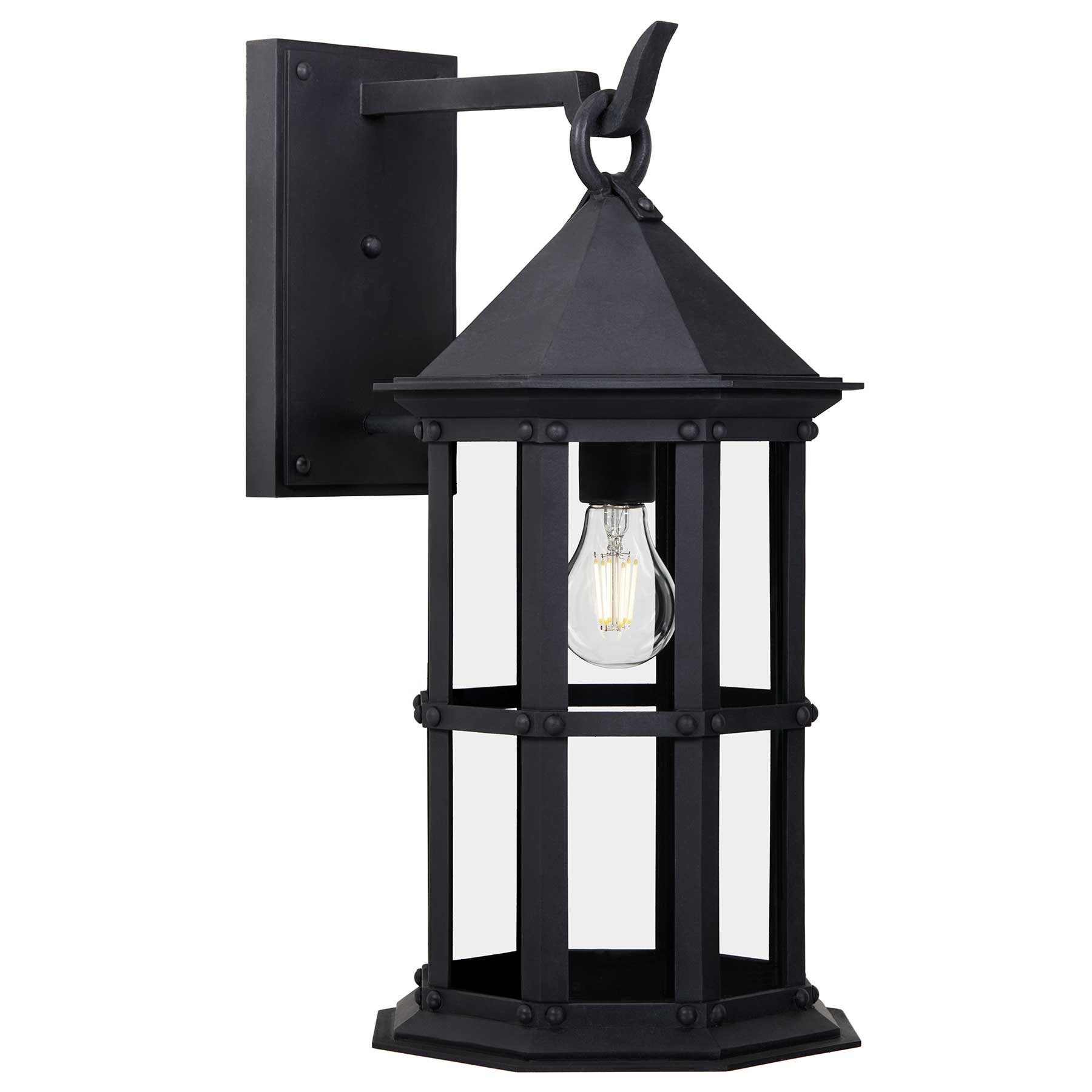 Arlington Arm Mount Lighting Fixture Lantern Craftsman style