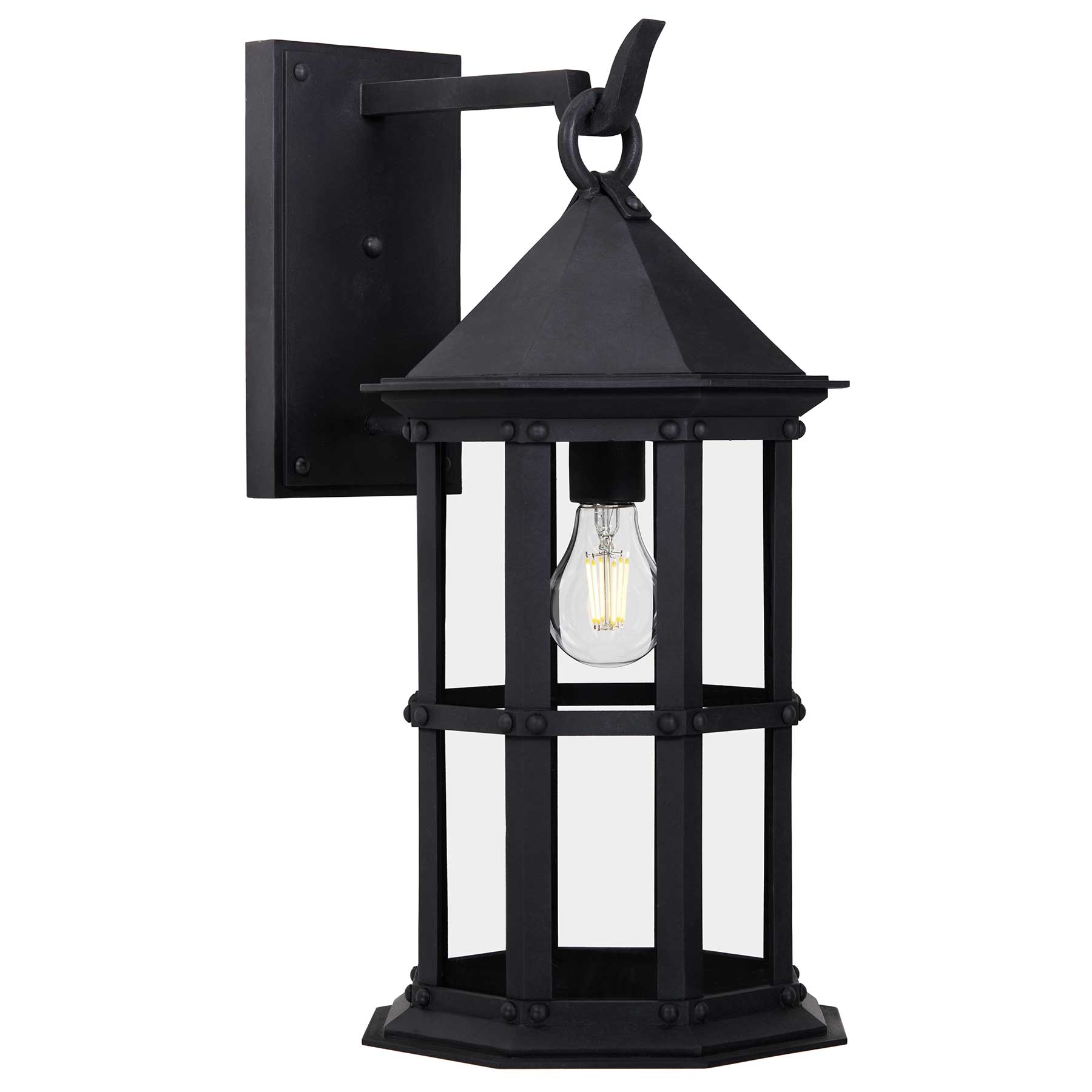 Arlington Arm Mount Lighting Fixture Lantern Craftsman style