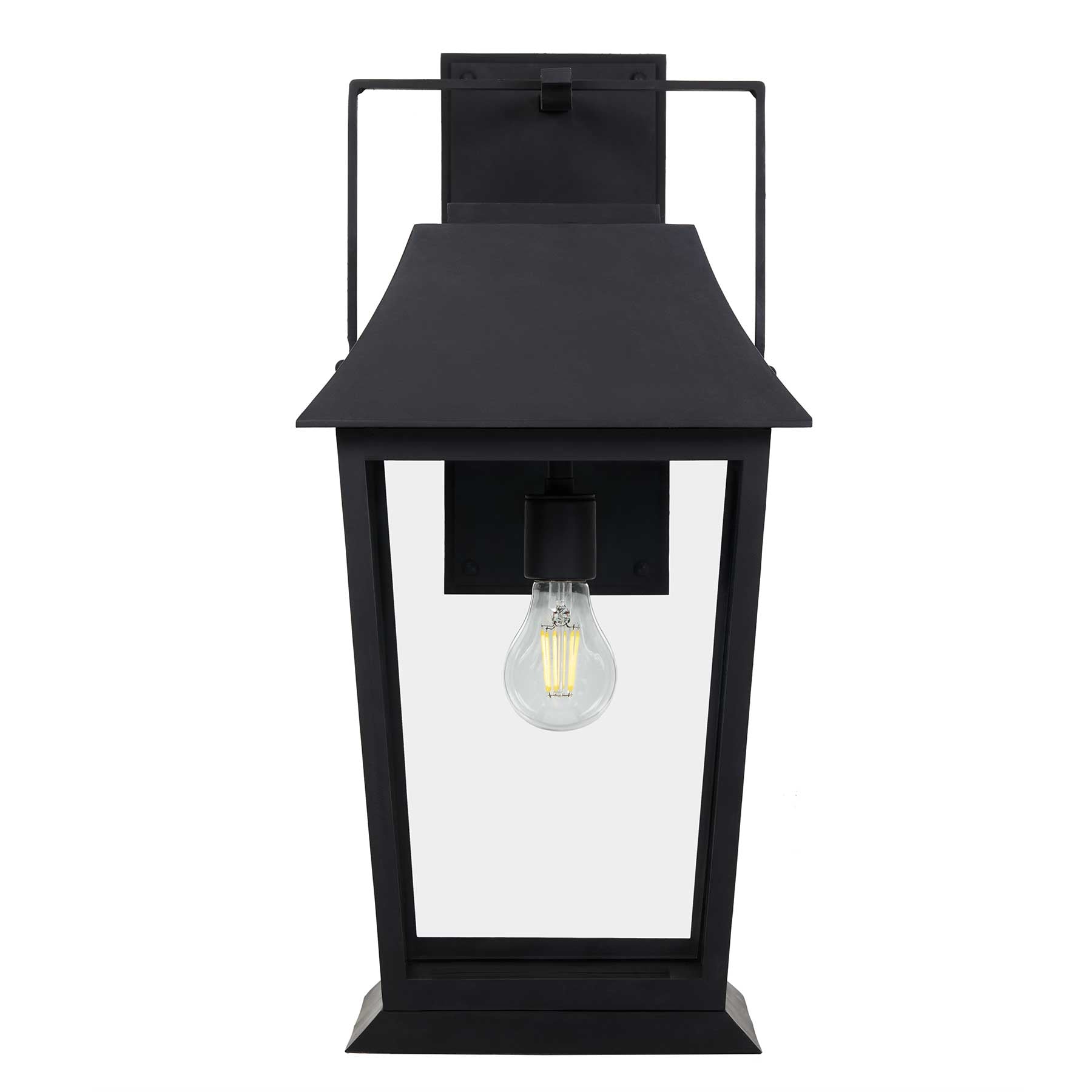 Biltmore Arm Mount Handle Lantern by Santa Barbara Lighting Company exterior lighting heavy gauge steel 