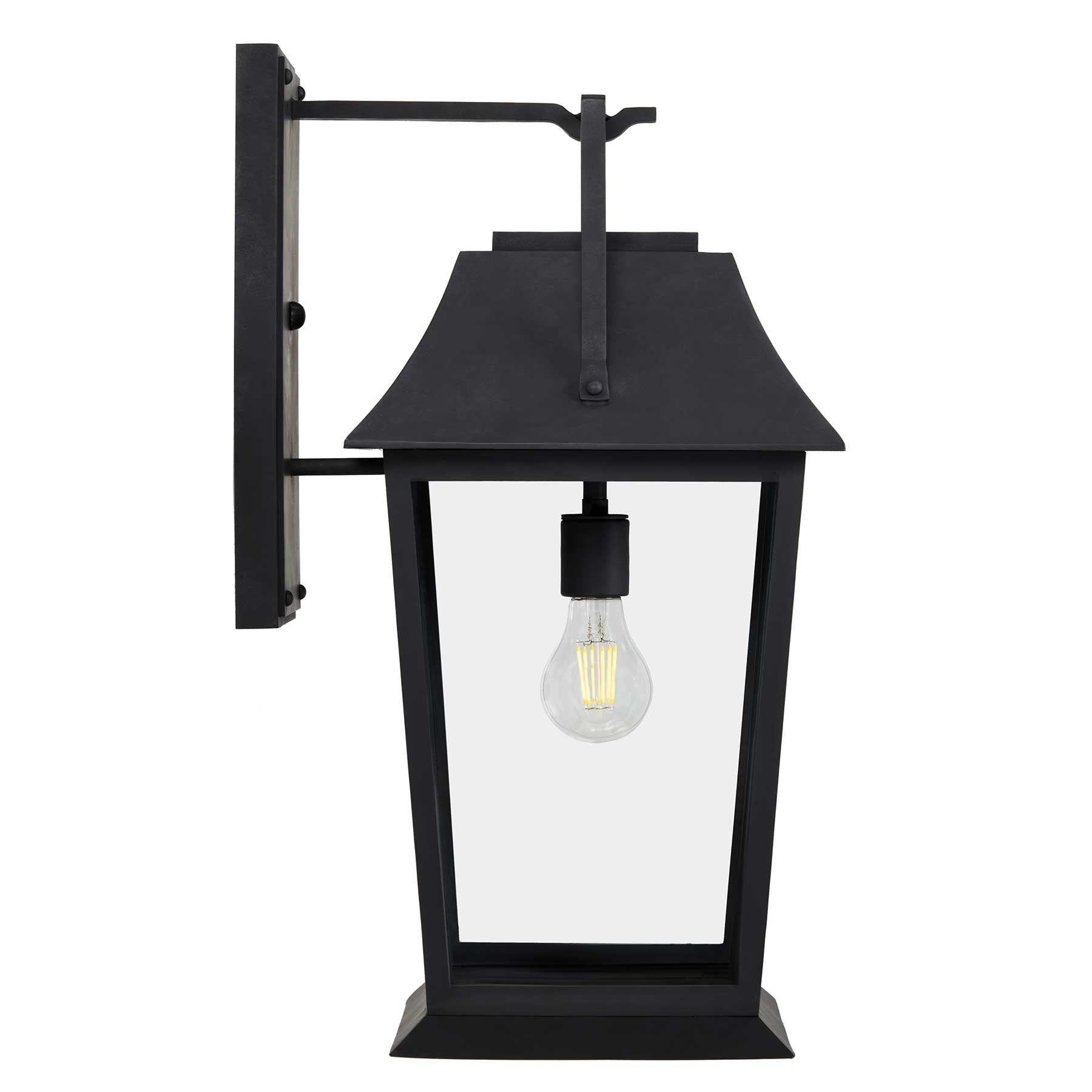 Biltmore Arm Mount by Santa Barbara Lighting Company exterior lighting heavy gauge steel