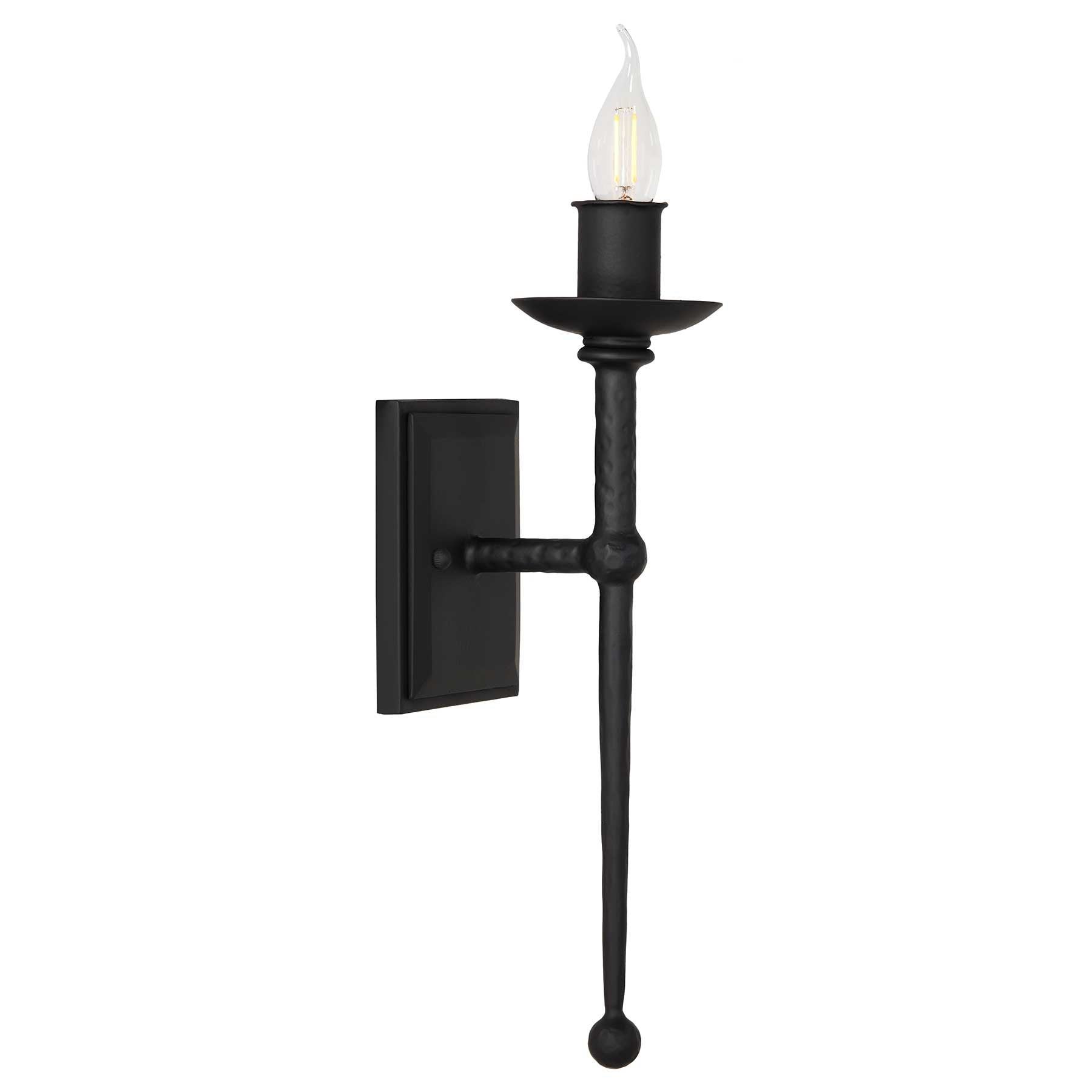 Marion Sconce by Santa Barbara Lighting Company heavy gauge steel exterior lighting wrought iron