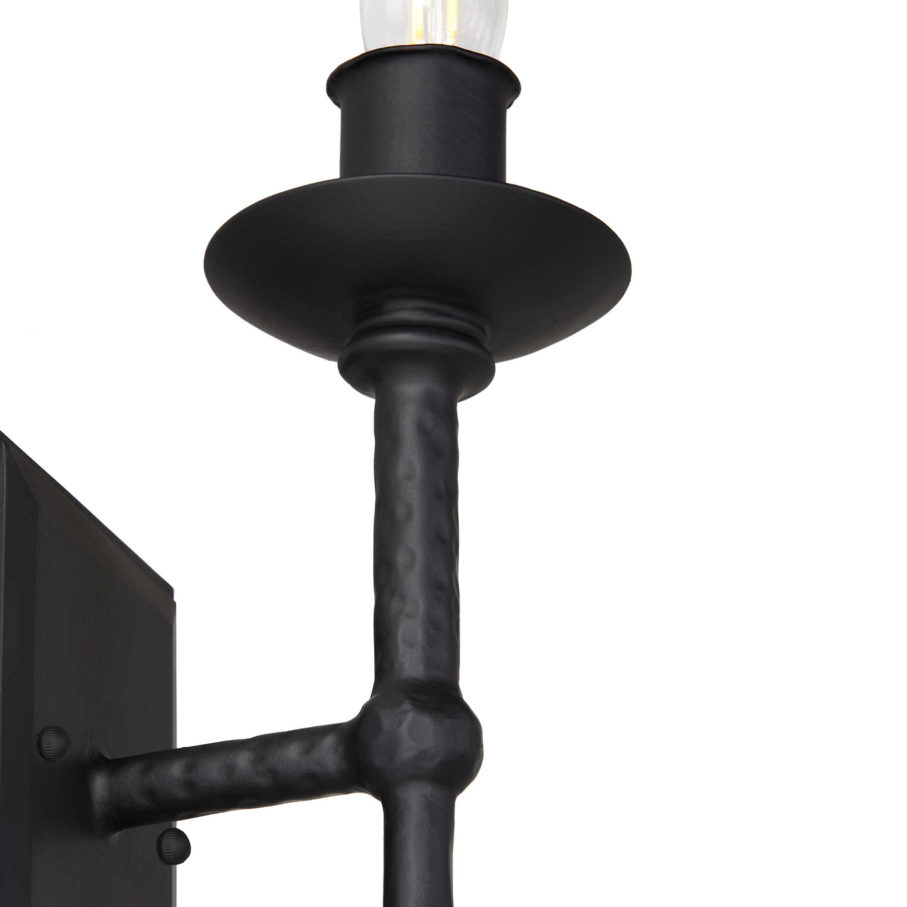 Marion Sconce by Santa Barbara Lighting Company heavy gauge steel exterior lighting wrought iron