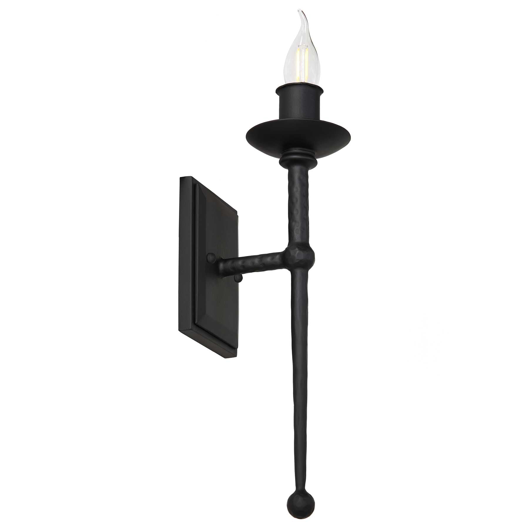 Marion Sconce by Santa Barbara Lighting Company heavy gauge steel exterior lighting wrought iron