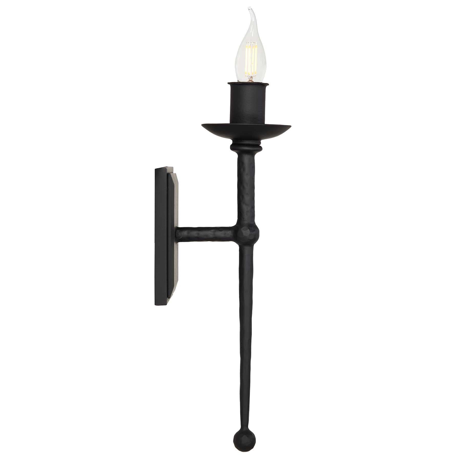 Marion Sconce by Santa Barbara Lighting Company heavy gauge steel exterior lighting wrought iron