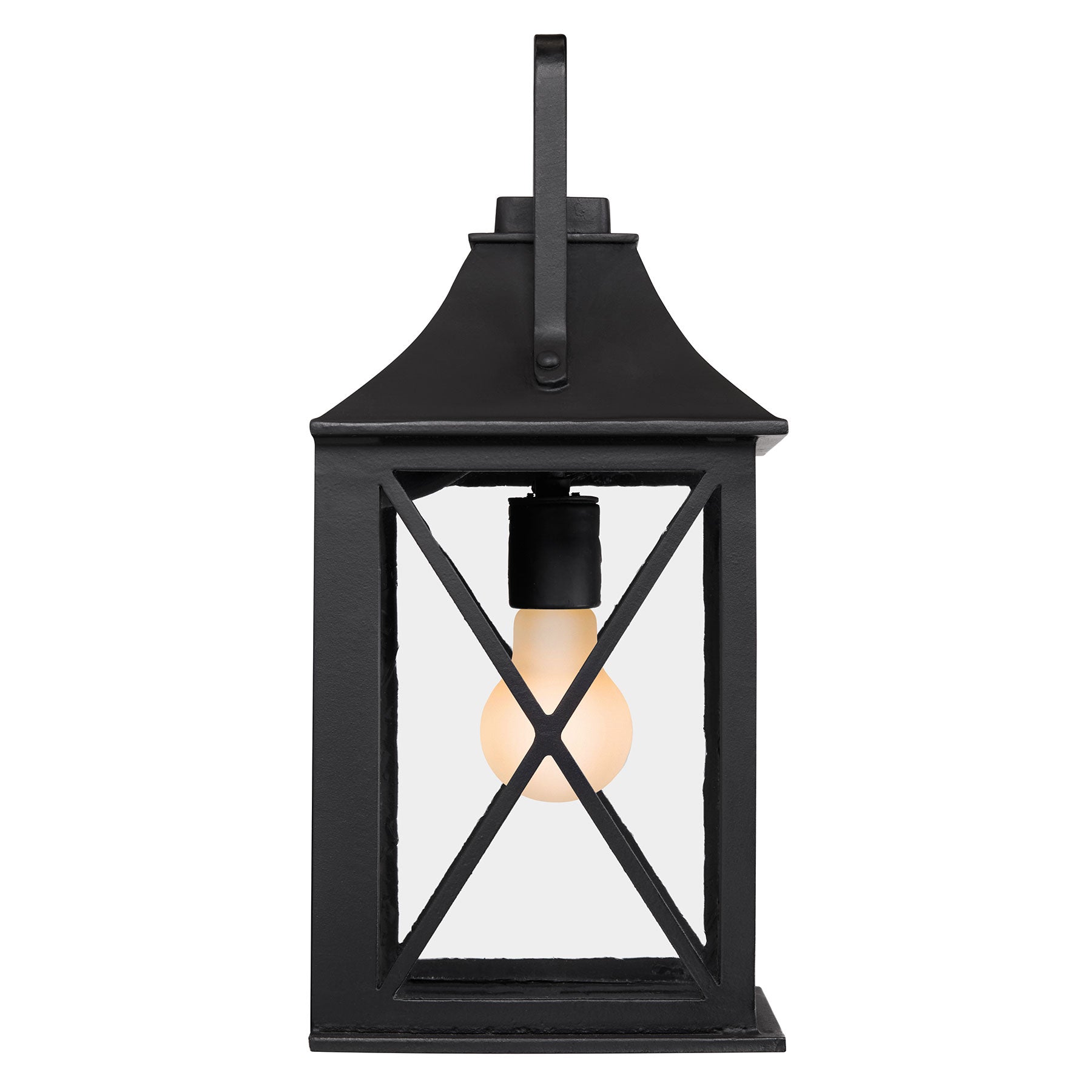 Handmade Exterior Outdoor Lighting by Santa Barbara Lighting Company | The Bridgeport X Wall Mount
