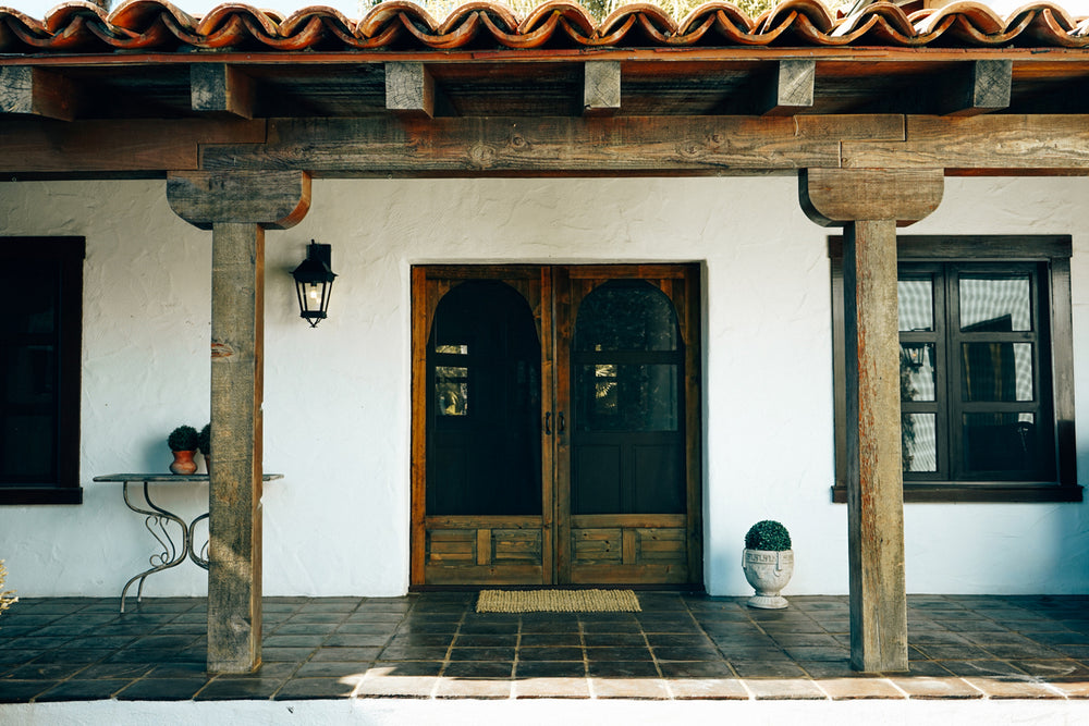 Spanish Revival Style home in Santa Barbara California Architecture