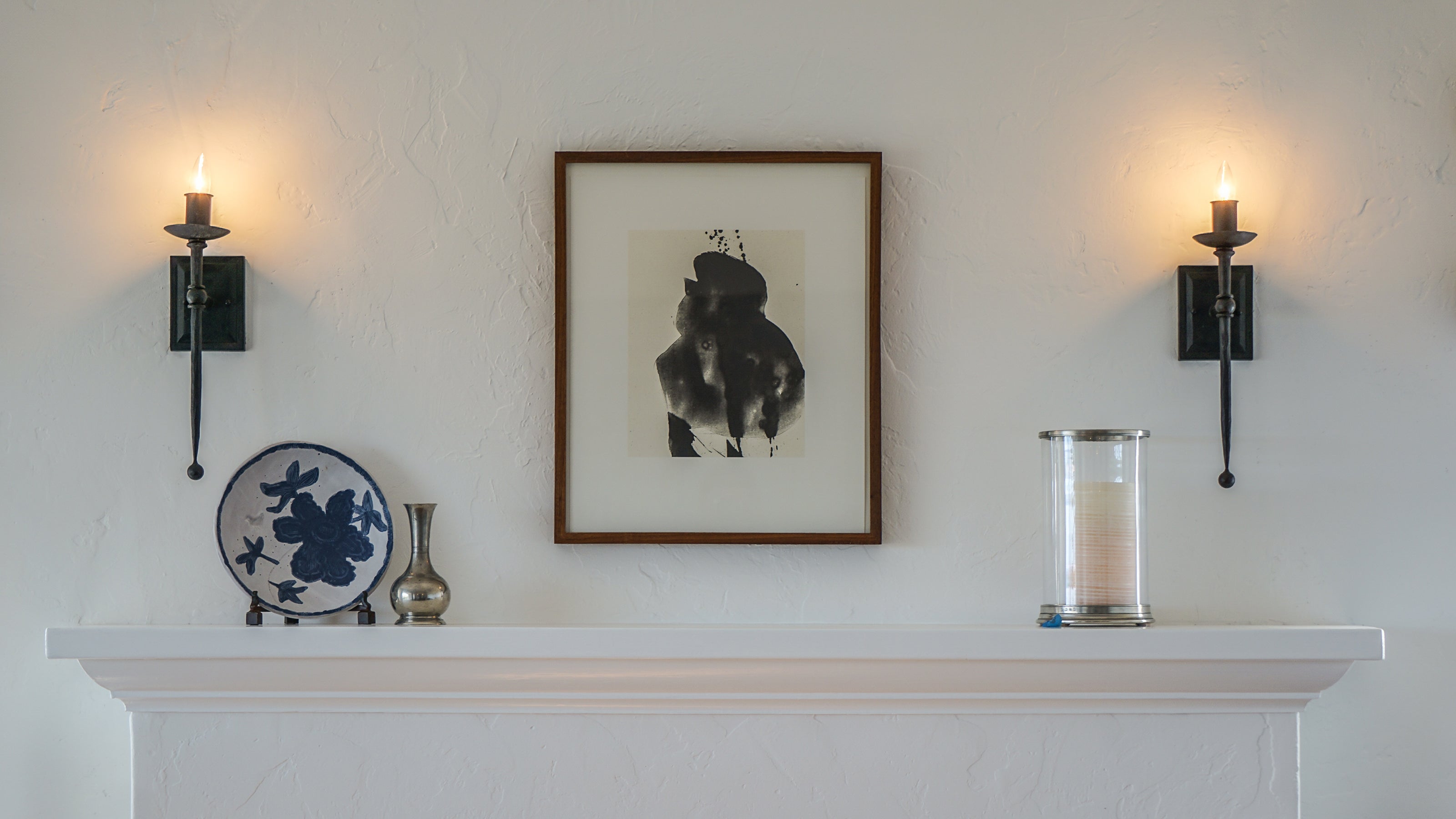Marion Sconce Hand-forged Bespoke Interior Lighting Fixture Handmade by Santa Barbara Lighting Company