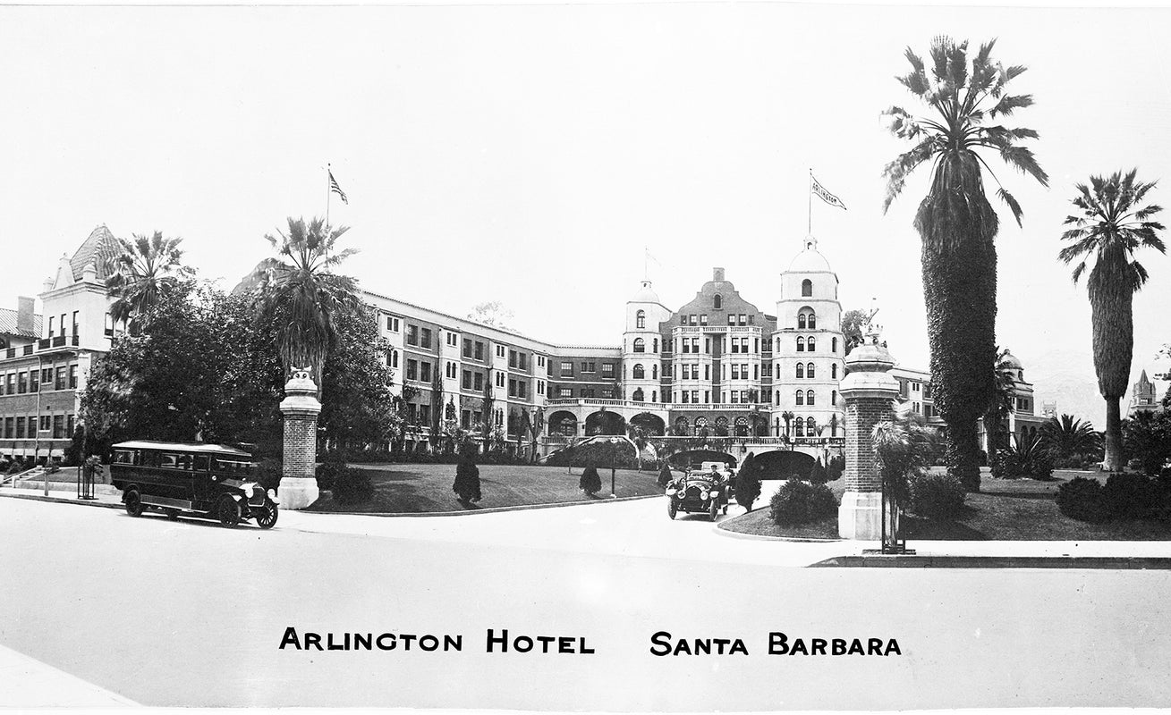 Historic Santa Barbara California Arlington Hotel photo