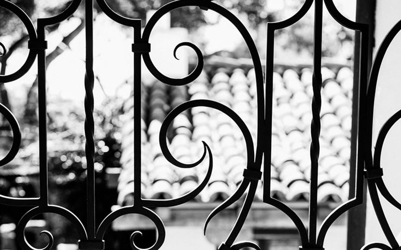 Santa Barbara Architecture Spanish Revival Wrought Iron Fencing
