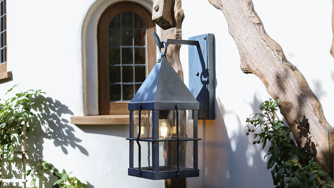 Serena Arm Mount Lighting Fixtures in Carmel California, Handmade by Santa Barbara Lighting Company