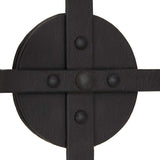 Double Diamond Sconce Detail by Santa Barbara Lighting Company heavy gauge steel exterior lighting wrought iron